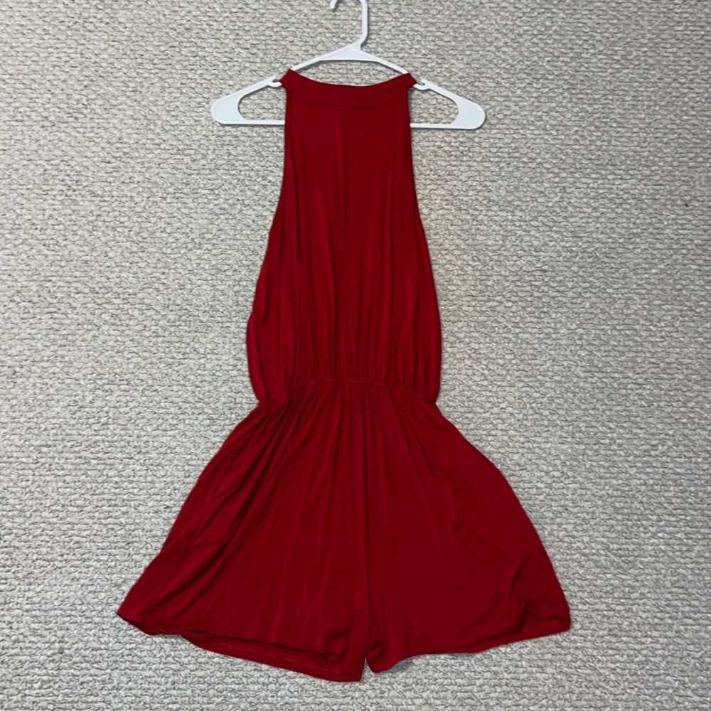 Red romper